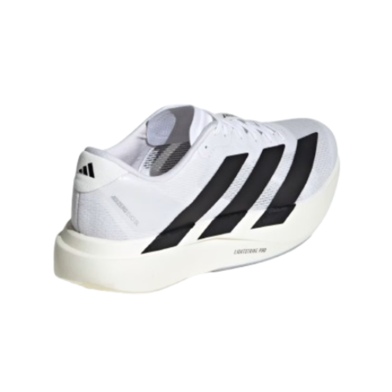 Adidas Adizero Adios Pro Evo 1 running shoe in white and black