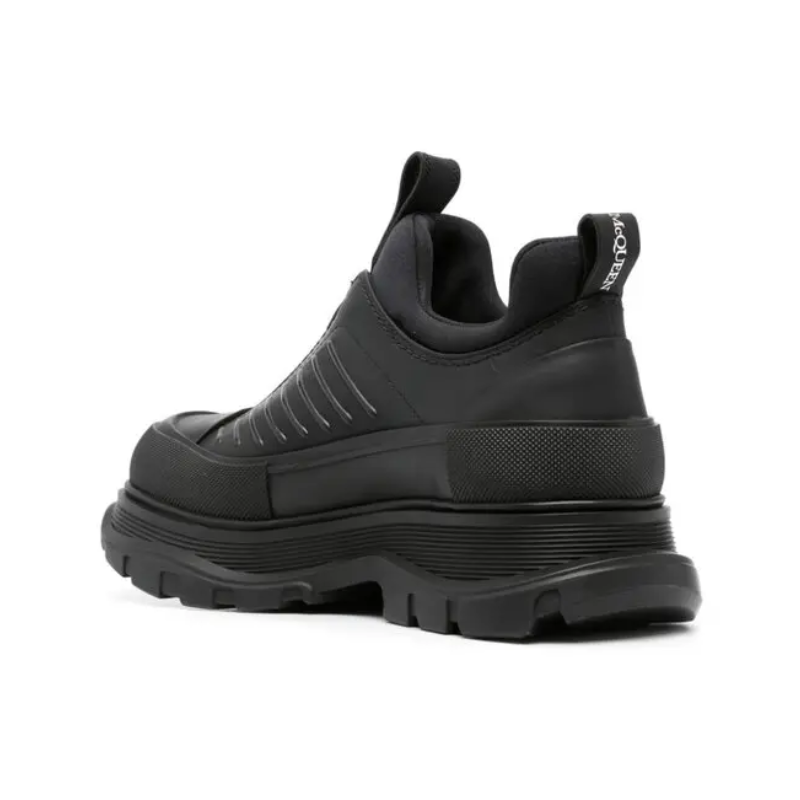 Alexander McQueen Moto Tread Slick zip-up sneakers - Black