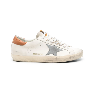 Golden Goose Super-Star - White front lace-up fastening