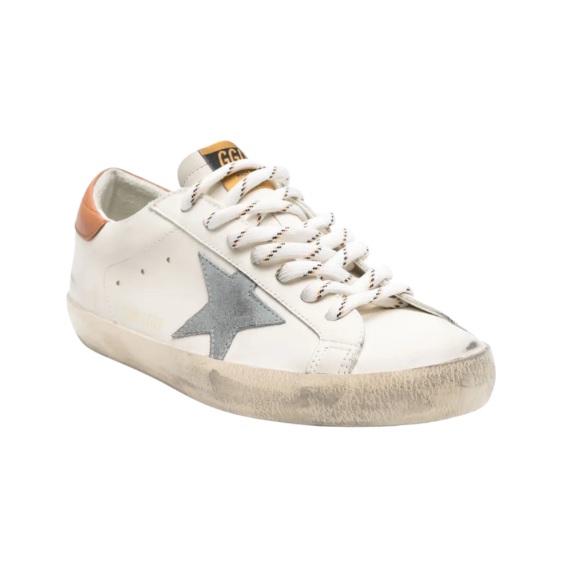 Golden Goose Super-Star - White front lace-up fastening