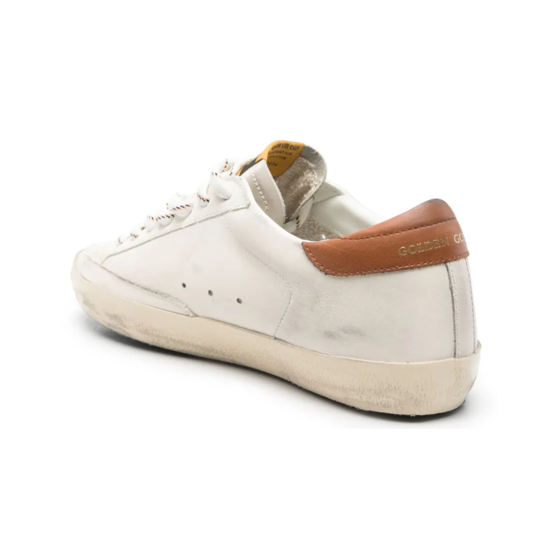 Golden Goose Super-Star - White front lace-up fastening