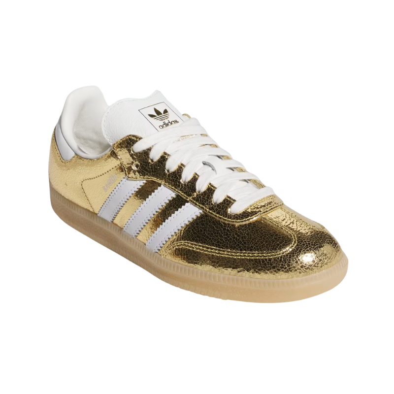 Adidas Samba OG Cracked Metallic Pack Gold