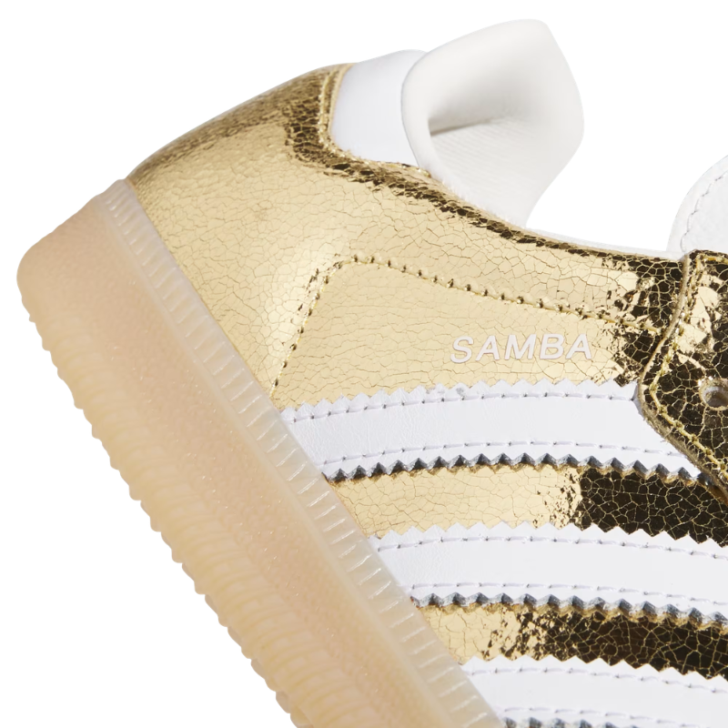 Adidas Samba OG Cracked Metallic Pack Gold