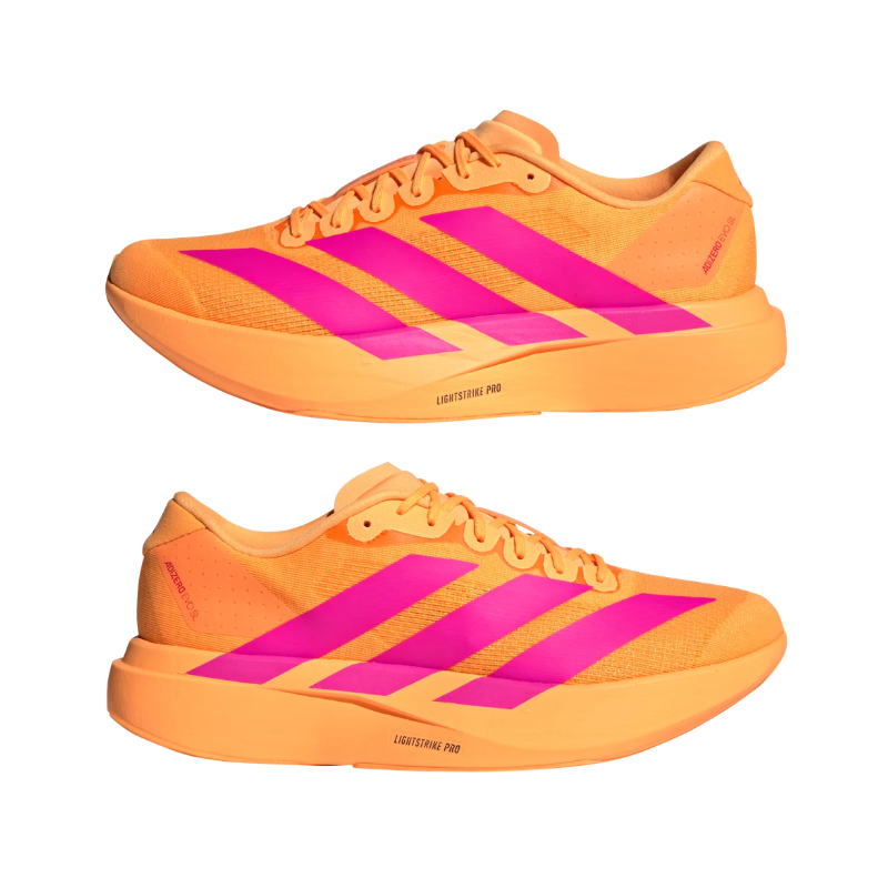 adidas Adizero Evo  SL - Flash Orange / Shock Pink / Iron Metallic