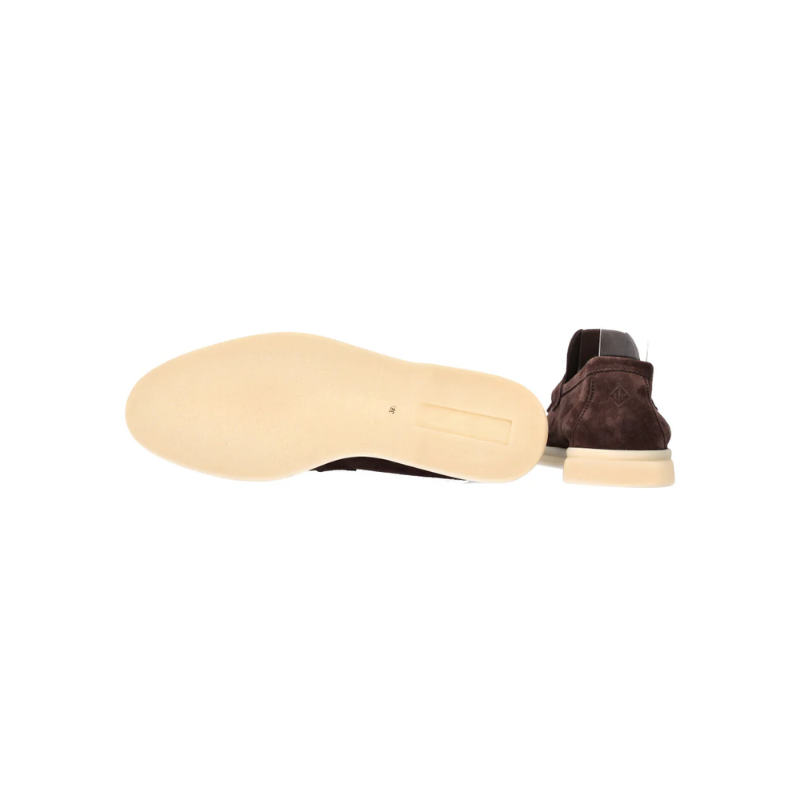 LORO PIANA  Summer Charm Walk Suede Chocolate