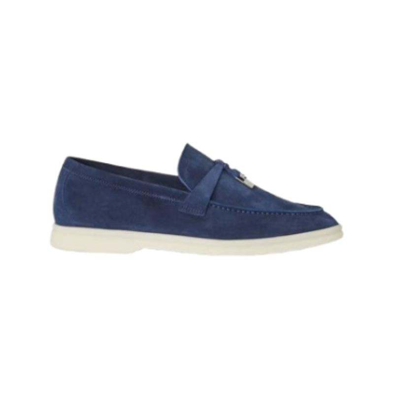 Summer Charms Walk Loafer Suede Dark Blue