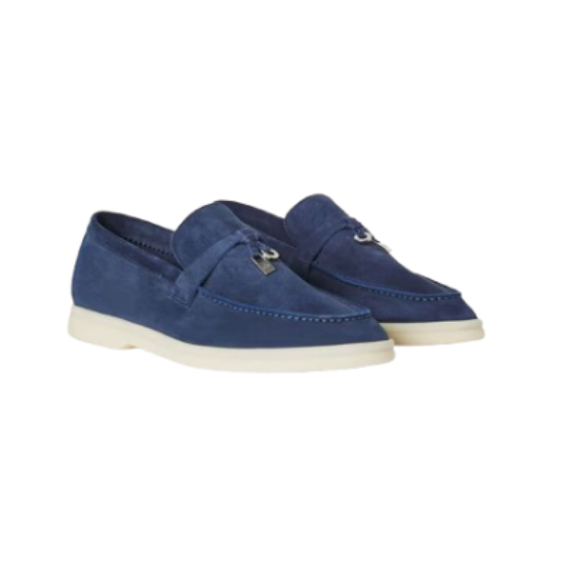 Summer Charms Walk Loafer Suede Dark Blue
