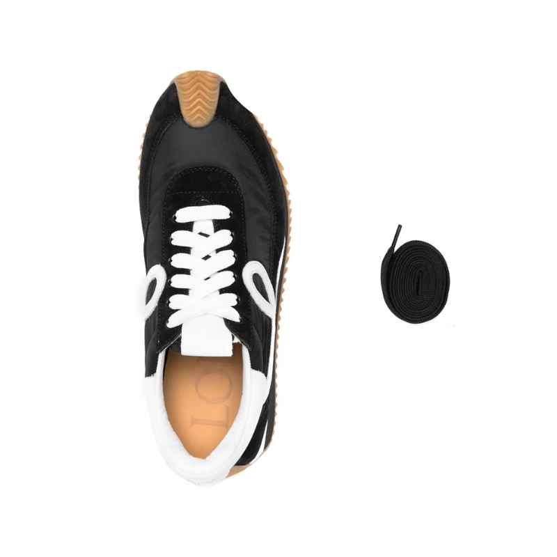 LOEWE Flow Runner low-top sneakers Black/White