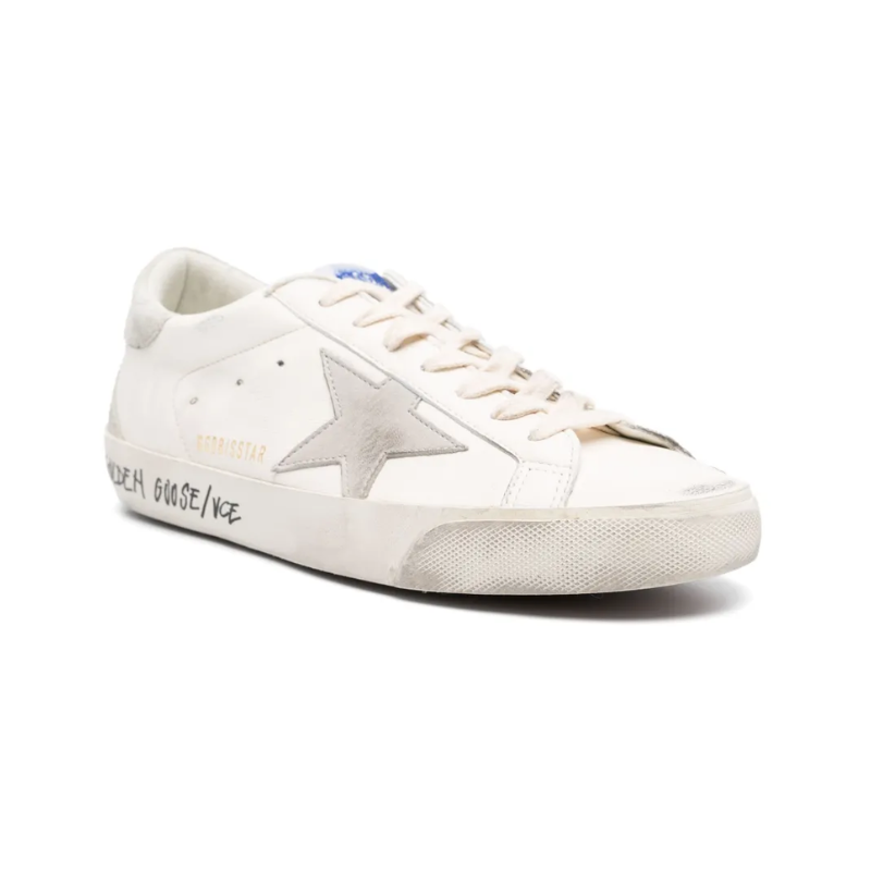 Golden Goose Super-Star off-white calf leather