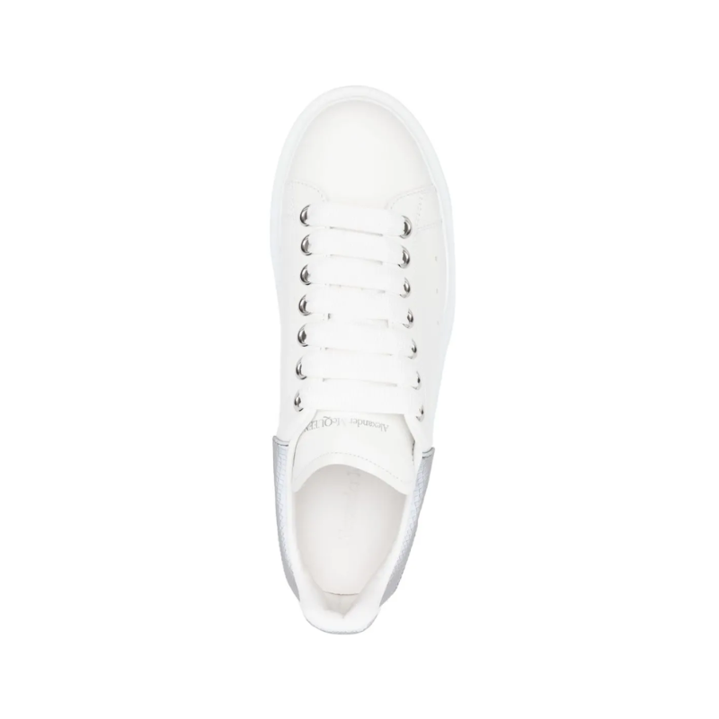 Alexander McQueen Oversized sneakers - white with grey suede
