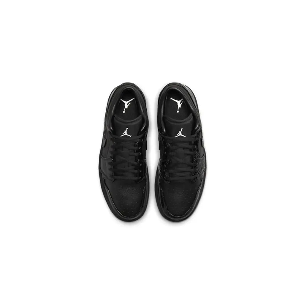 Nike Air Jordan 1 Low Black Croc