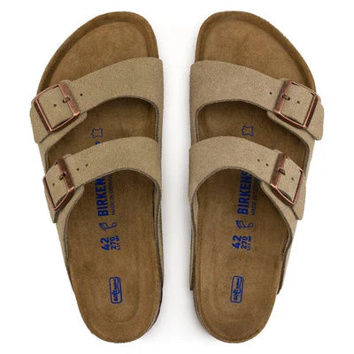Birkenstock Arizona taupe Suede Sandals