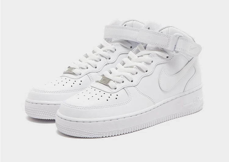 Nike Air Force 1 Mid plain white