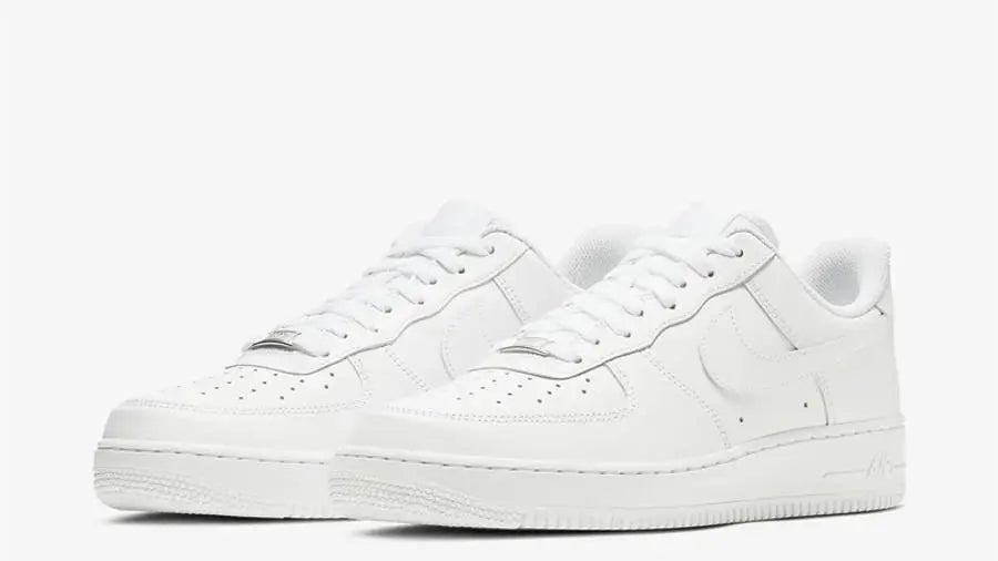Nike Air force 1 plain white