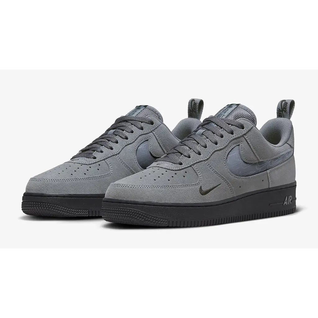 Nike Air Force 1 Low Multi-Etch Swoosh Cool Grey