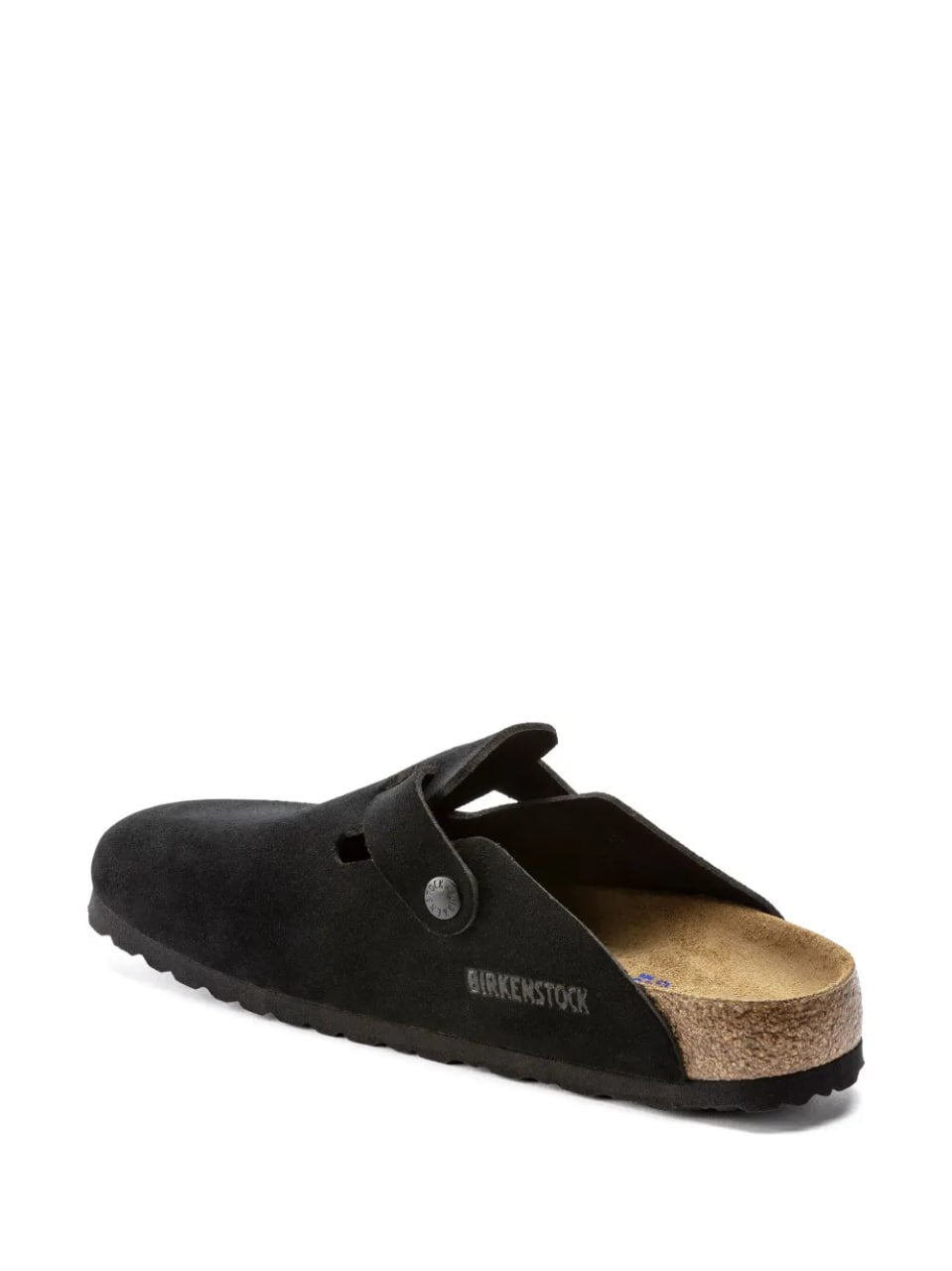 birkenstock boston black suede
